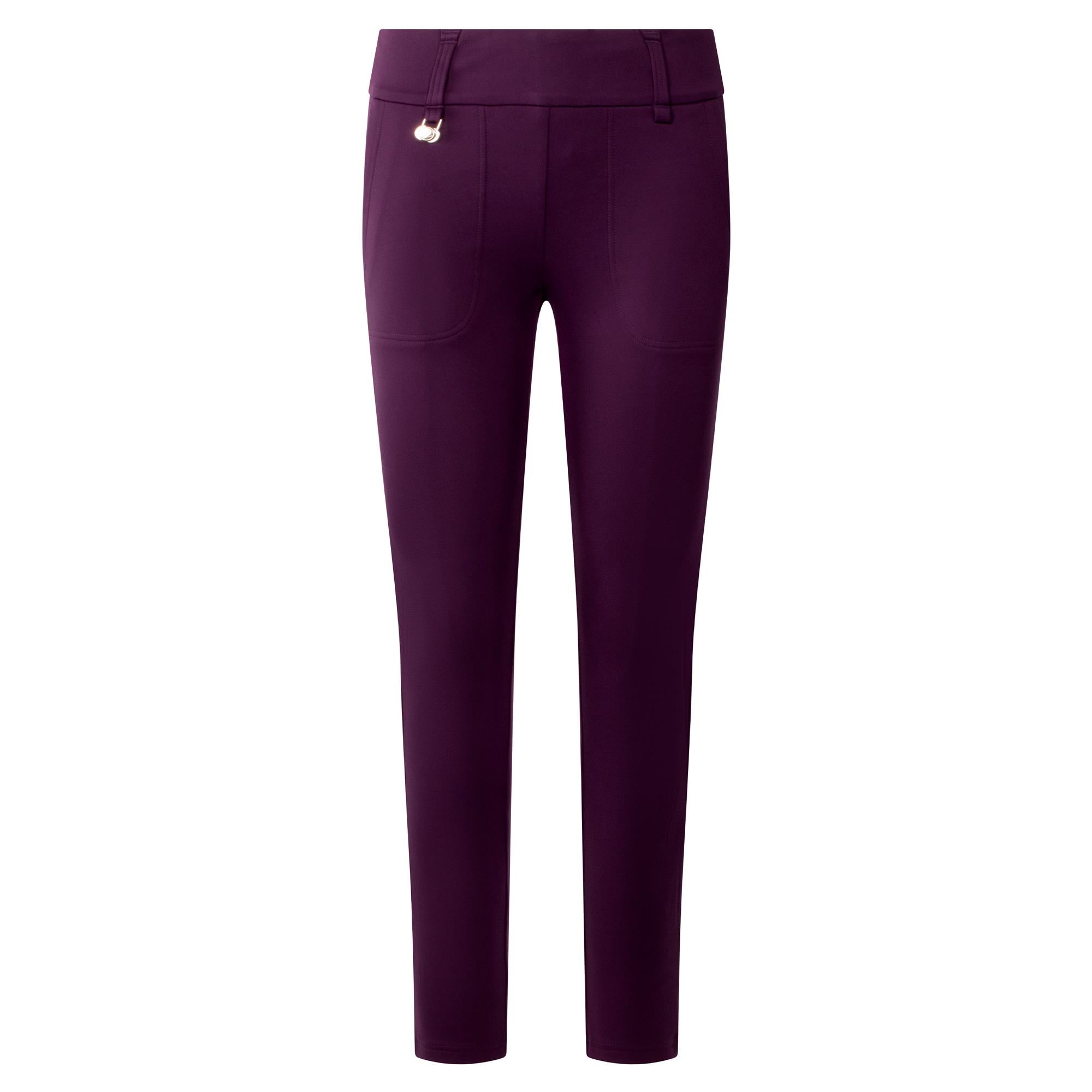 Daily Sports Magic Warm Ladies Winter Golf Trousers Dark Purple 32 Inch